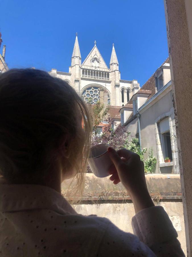 Cocon à Bulles Chic vue Cathédrale avec Spa-jacuzzi Chartres Esterno foto